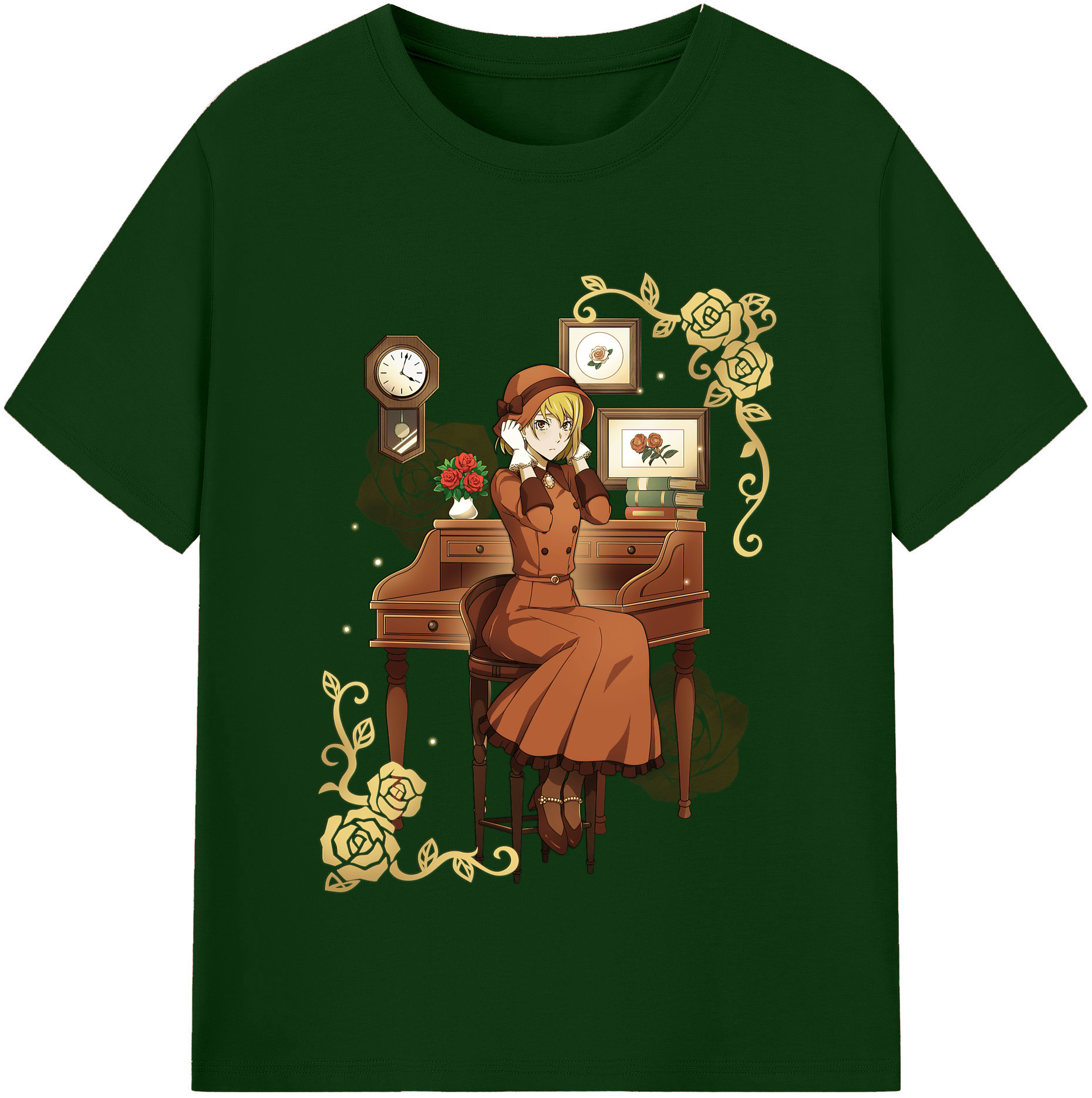 （画像用） 文豪ストレイドッグス Bungo Stray Dogs 綿100％半袖Tシャツ（フロントプリント）